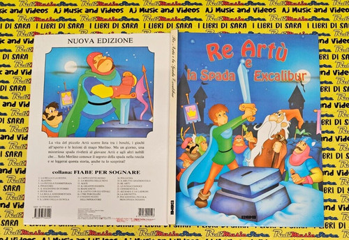 Book libro artu la - libro, spada