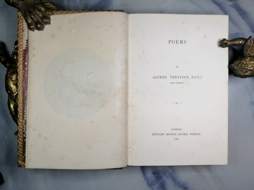 Tennyson poems moxon - moxon, 1857